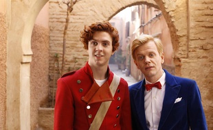 Thomas Solivérès et Alex Lutz dans Les aventures de Spirou et Fantasio d'Alexandre Coffre