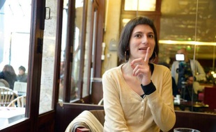 Marion Larat, élue "Femme de l'année" par un jury RTL/Marie-Claire/France 2, à Bordeaux en mars 2014