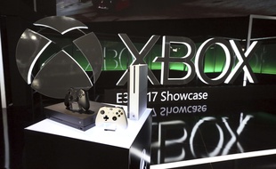 La Xbox One X, de Microsoft (illustration).