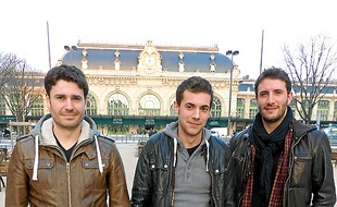 Julien, Matthieu et Valentin.