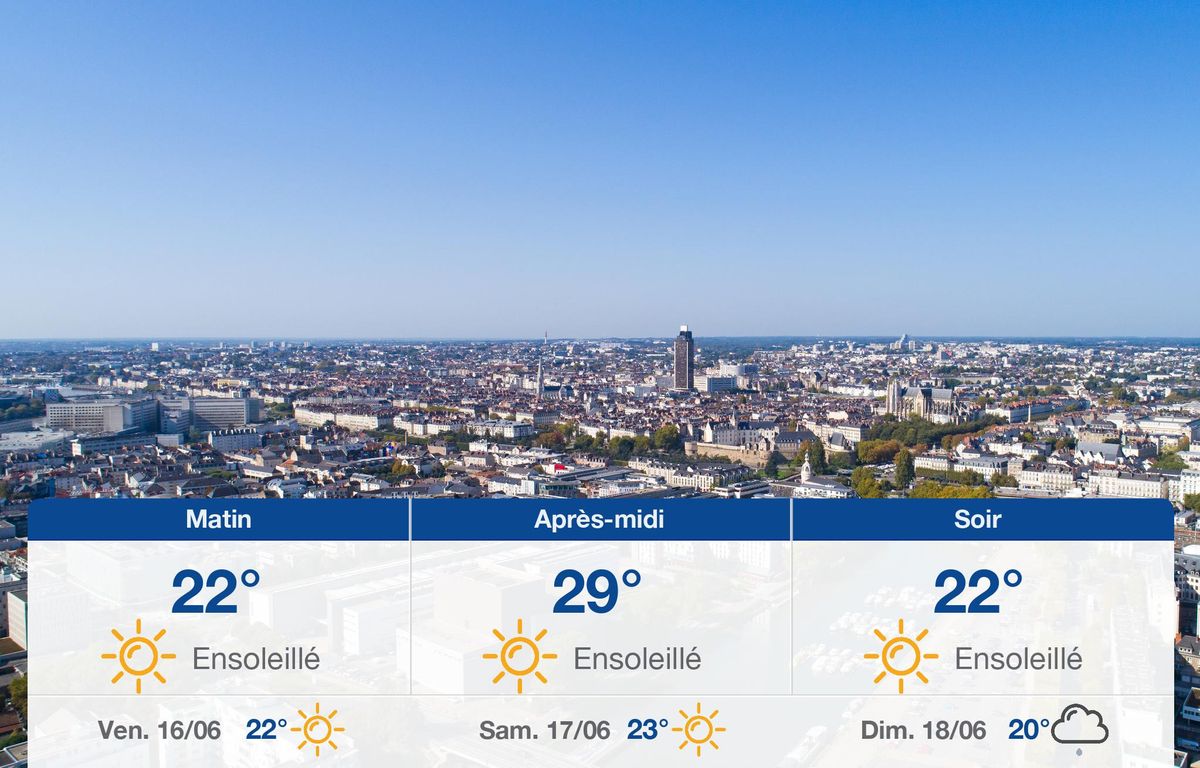 Météo Nantes: prévisions du jeudi 15 juin 2023