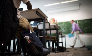 Une salle de classe à Paris accueillant un élève aveugle (image d'illustration).