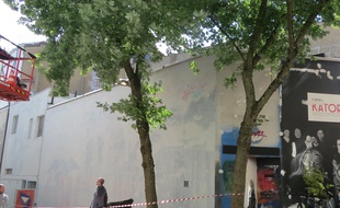 La fresque du Katorza en train de disparaître