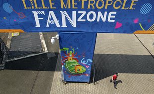 La fan zone installée à Lille pour l'Euro 2016 (illustration).
