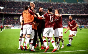 Les joueurs de l'AC Milan.