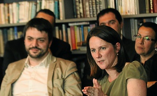 Johanna Rolland, 34 ans, a présenté lundi son programme avec son équipe.