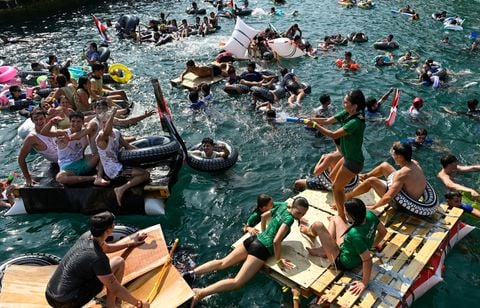 Farniente, baignade, jeux, festivals… Les images de l’été dans le monde