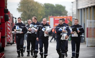 Des pompiers du SDIS 13.
