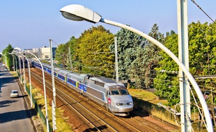 Illustration d'un TGV.