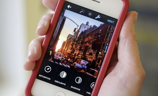 L'application Instagram sur smartphone