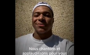 Kyky et les autres Bleus ont adressé un mot aux soignants
