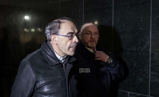 Le cardinal Philippe Barbarin au Palais de justice de Lyon.