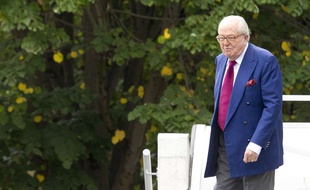 Jean-Marie Le Pen à Nanterre le 20 août 2015.