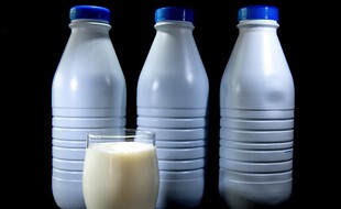 Des bouteilles de lait (image d'illustration).