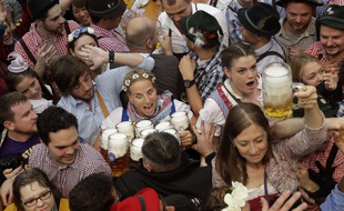 Le festival de la bière à Munich, en octobre 2016.