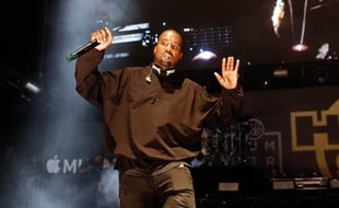 Le rappeur Kanye West au HOT 97 Summer Jam Concert en 2016