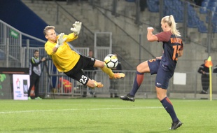 Lors du 16e de finale aller de Ligue des champions, l'attaquante du MHSC Stina Blackstenius a été omniprésente à la pointe de l'attaque mais terriblement maladroite au moment de conclure.