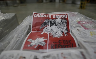 Le numéro 1179 de Charlie Hebdo.AFP PHOTO KENZO TRIBOUILLARD