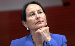 La ministre de l'Ecologie Ségolène Royal, le 15 octobre 2014 à Lyon, lors d'une conférence sur l'environnement