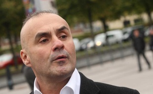 Serge Ayoub, le fondateur des Jeunesses nationalistes révolutionnaires (JNR), le 8 octobre 2011, à Lille.