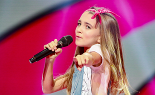 Angélina, candidate de la France à l'Eurovision Junior 2018.