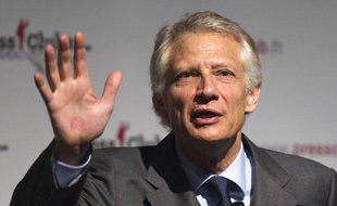 Dominique de Villepin, le 13 décembre 2011, lors d'une conférence de presse à Paris.