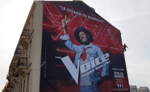 Une affiche géante de Soprano a été installée le 7 février 2019, à Marseille.