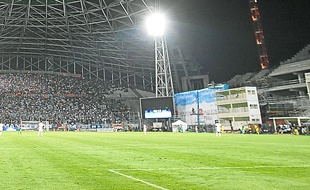 Le Stade-Vélodrome en travaux.