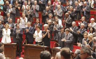 L'annonce de la libération des journalistes a été saluée par une standing ovation, hier à l'Assemblée.