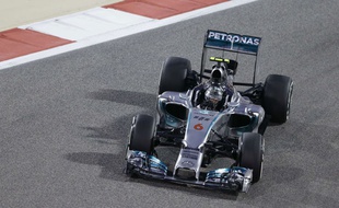 Nico Rosberg lors des qualifications du Grand Prix de Bahreïn le 5 avril 2014.