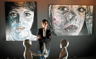 Valérie Lefebvre avait participé au salon avant d'ouvrir sa propre galerie.