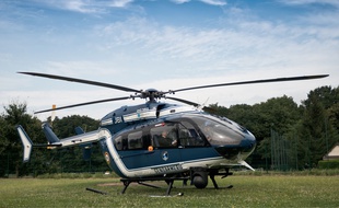 Un hélicoptère EC-135 de la gendarmerie française.