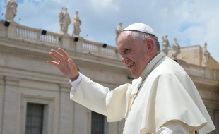 Le pape François au Vatican, le 17 juin 2015