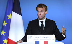 Emmanuel Macron, le 22 octobre 2021.