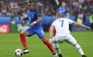 L'attaquant de l'équipe de France Dimitri Payet, le 3 juillet 2016, contre l'Islande, en quart de finale de l'Euro.