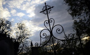 Le cimetière du père Lachaise à Paris, le 30 octobre 2014