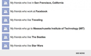 Facebook a présenté un nouvel outil de recherche sociale, le 15 janvier 2012.