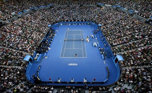 La plupart des rencontres de l'Open d'Australie se déroulent quand il fait nuit en France.