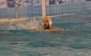 Ugo Crousillat, du CN Marseille, lors du match contre Aix-en-Provence le 1er novembre 2014.