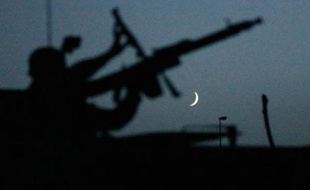 Camp militaire à Kunduz, Afghanistan, le 2 octobre 2008.