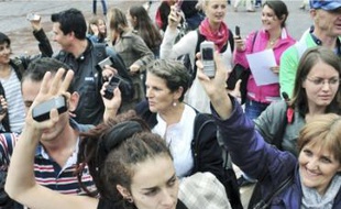 Flashmob, soit une mobilisationéclair.