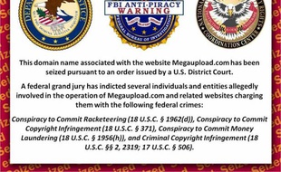 Le site Megaupload.com et de nombreux noms de domaine associés, ont été fermés par le FBI le 19 janvier 2012.