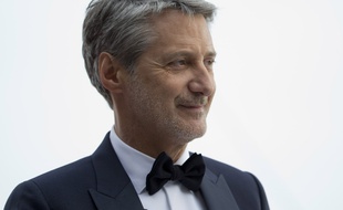Antoine de Caunes au «Grand Journal» durant le festival de Cannes 2015