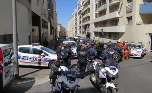 Rue de Crimée, où les deux suspects de l'attentat déjoué à Marseille louaient un appartement.