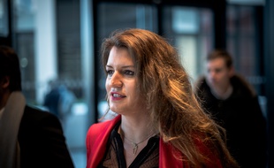 Marlène Schiappa, lors des vœux de Benjamin Griveaux (LREM).