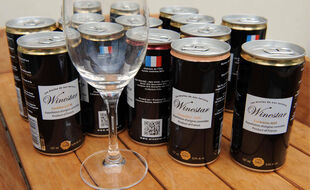 Canettes de vin WineStar