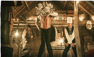 Héloïse Balster, Nahuel Perez Biscayart et Albert Dupontel dans Au revoir là-haut d'Albert Dupontel
