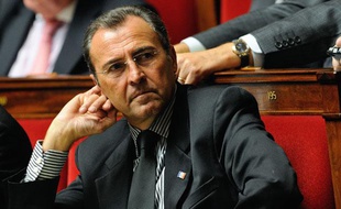 Le député UMP des Alpes-Maritimes Lionnel Luca, le 16 octobre 2012 à l'Assemblée nationale à Paris.