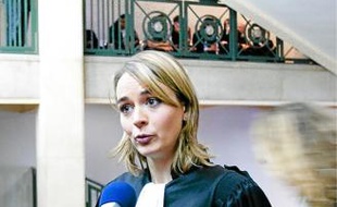 Me Kirsch, l'avocate du jeune militaire au volant du camion accidenté.