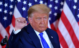 Donald Trump ce mercredi matin à la Maison-Blanche